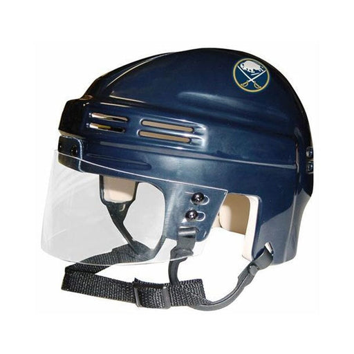 PRE-SALE: Pat LaFontaine Signed Buffalo Sabres Royal Blue Mini Helmet with FREE HOF PRE-SALE TSE Buffalo 