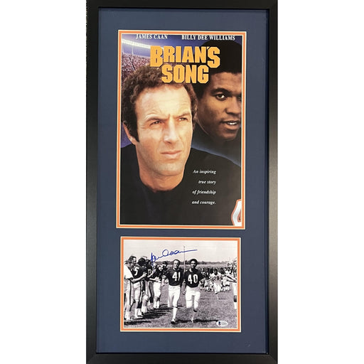 James Caan Signed "Brian's Song" Movie Poster and 8x10 Photo - Professionally Framed Signed Photos TSE Framed 