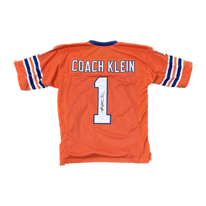 Coach Klein Signed Custom Movie Jersey Custom Jerseys TSE Buffalo 