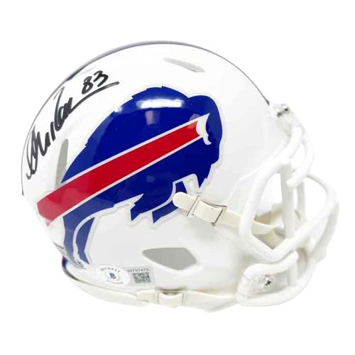 Andre Reed Signed Buffalo Bills 2021 Speed Mini Helmet Signed Mini Helmets TSE Buffalo 
