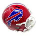 Thurman Thomas Signed Buffalo Bills Full Size Red TB Replica Helmet Signed Helmets TSE Buffalo 
