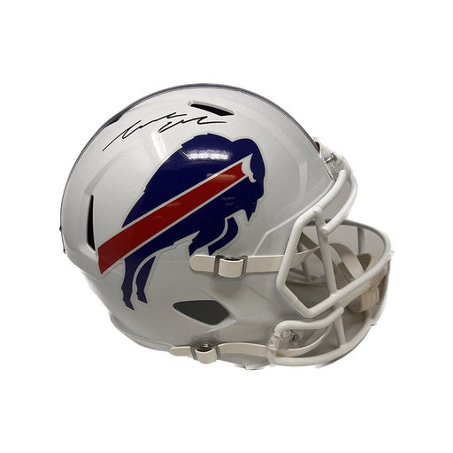 James Cook Signed Buffalo Bills Full Size 2021 Speed Replica Helmet Signed Helmets TSE Buffalo 
