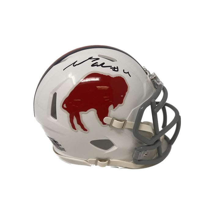 James Cook Signed Buffalo Bills Standing Buffalo Speed Mini Helmet Signed Mini Helmets TSE Buffalo 