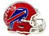 Darryl Talley Signed Buffalo Bills Red TB Speed Mini Helmet Signed Mini Helmets TSE Buffalo 