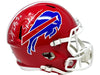 Darryl Talley Signed Buffalo Bills Full Size Red TB Speed Replica Helmet with Spiderman Signed Helmets TSE Buffalo 