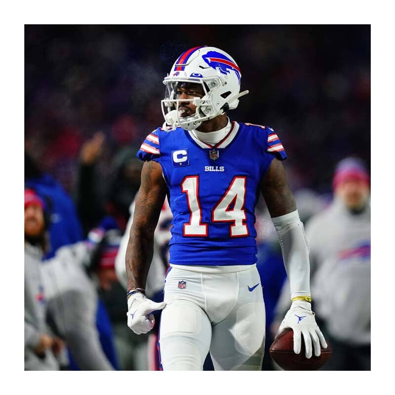 Stefon Diggs Signed Buffalo Bills Nike Game Player Red Jersey — TSE Buffalo