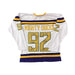 Mighty Ducks Cast Signed White Jersey with "Ducks Fly Together!" Signed Hockey Jersey TSE Buffalo 