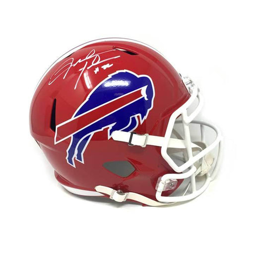 Bruce Smith Signed White HOF Speed Mini Helmet — TSE Buffalo