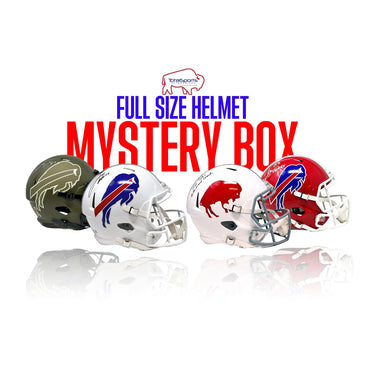 TSE Buffalo Autographed Mystery Full Size Replica Helmet Box Signed Full Size Helmets TSE Buffalo 