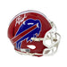 Steve Tasker Signed Buffalo Bills Red TB Speed Mini Helmet Signed Mini Helmets TSE Buffalo 