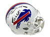 Gabriel Davis Signed Buffalo Bills Full Size 2021 Speed Replica Helmet with Let's Go Buffalo Signed Full Size Helmets TSE Buffalo 