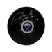 Danny Gare Signed Sabres Logo Puck Signed Hockey Puck TSE Buffalo 