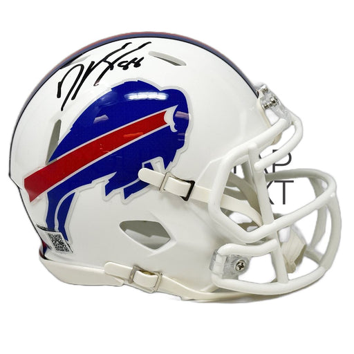 Dawson Knox Signed Buffalo Bills 2021 Speed Mini Helmet Signed Mini Helmets TSE Buffalo 
