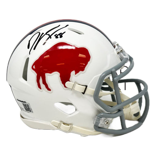 Dawson Knox Signed Buffalo Bills Standing Buffalo Speed Mini Helmet Signed Mini Helmets TSE Buffalo 
