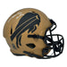 James Cook Signed Buffalo Bills Full Size 2023 Salute to Service Speed Replica Helmet Signed Helmets TSE Buffalo 