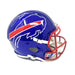 Josh Allen Autographed Buffalo Bills Full Size FLASH Authentic Helmet Signed Full Size Helmets TSE Buffalo 