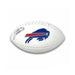 Josh Allen Signed Buffalo Bills White Logo Football Signed Footballs TSE Buffalo 