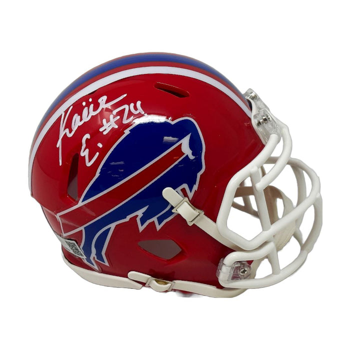 Kaiir Elam Signed Buffalo Bills Red TB Speed Mini Helmet Signed Mini Helmets TSE Buffalo 