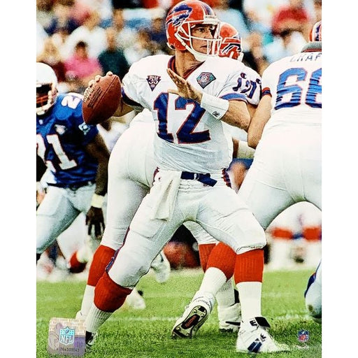 Jim Kelly Throwing in White Unsigned Licensed 8x10 Photo Unsigned Photos TSE Buffalo 