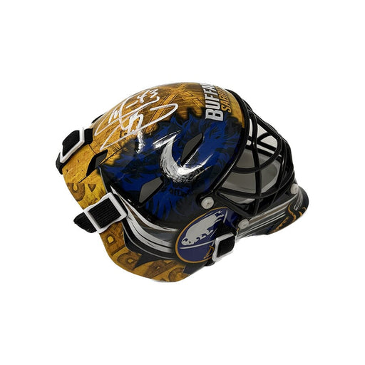 Martin Biron Signed Buffalo Sabres Mini Goalie Mask Signed Hockey Mini Helmet TSE Buffalo 