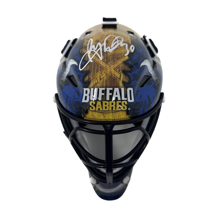 Ryan Miller Signed Mini Goalie Mask Signed Hockey Mini Helmet TSE Buffalo 