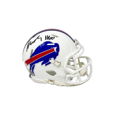 Mitch Morse Signed Buffalo Bills 2021 Speed Mini Helmet Signed Mini Helmets TSE Buffalo 