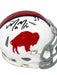 Matt Milano Signed Buffalo Bills Standing Buffalo Mini Helmet Signed Mini Helmets TSE Buffalo 