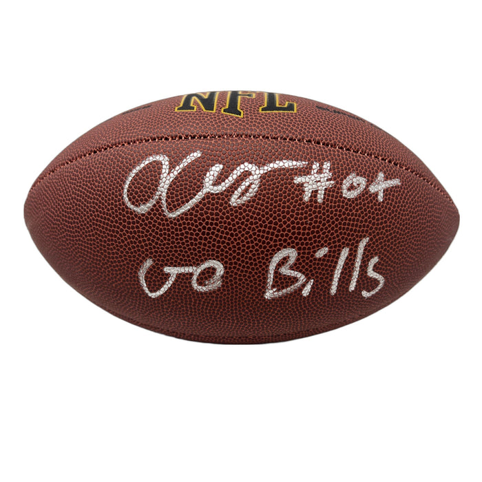 O'Cyrus Torrence Signed Wilson Replica Football with "Go Bills!" Signed Football TSE Buffalo 