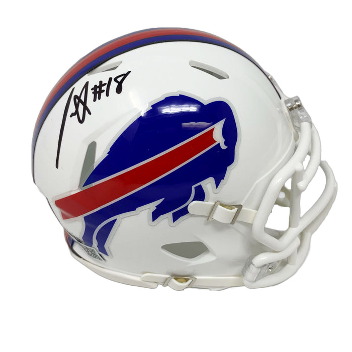 Justin Shorter Signed Buffalo Bills 2021 Speed Mini Helmet Signed Mini Helmets TSE Buffalo 