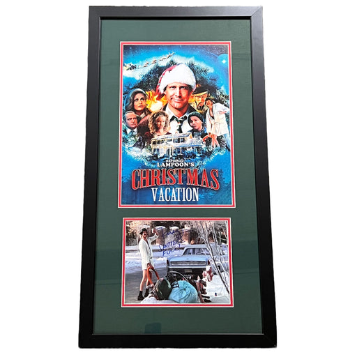 Randy Quaid Christmas Vacation Signed Horizontal 8x10 Photo with 11x17 Movie Poster - Professionally Framed Signed Photos TSE Framed 