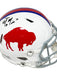 Matt Milano Signed Buffalo Bills Standing Buffalo Full Size Helmet Replica Signed Full Size Helmets TSE Buffalo 