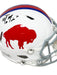 Matt Milano Signed Buffalo Bills Standing Buffalo Full Size Helmet Authentic Signed Full Size Helmets TSE Buffalo 