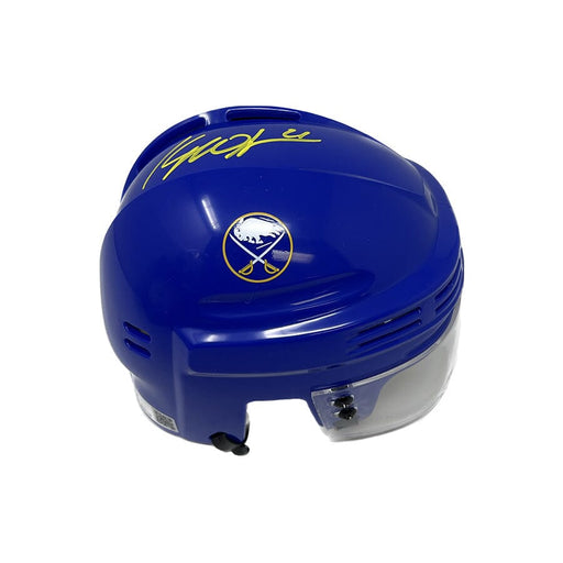 Kyle Okposo Signed Sabres Blue Mini Helmet Signed Hockey Mini Helmet TSE Buffalo 