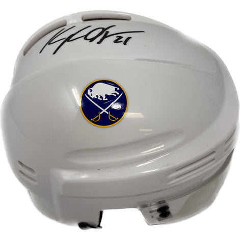 Kyle Okposo Signed Buffalo Sabres Mini Helmet Signed Hockey Helmet TSE Buffalo 