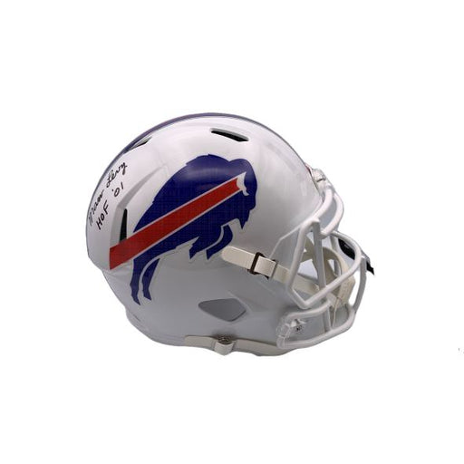 Marv Levy Signed Buffalo Bills 2021 Full Size Speed Helmet with HOF '01 Signed Full Size Helmets TSE Buffalo 