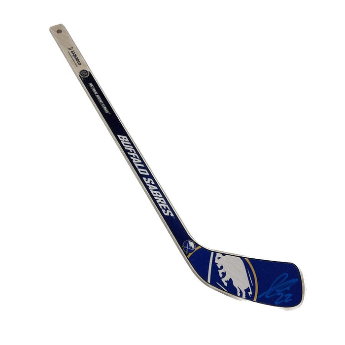 Jack Quinn Signed Buffalo Sabres Logo Mini Hockey Stick Signed Hockey Mini Stick TSE Buffalo 