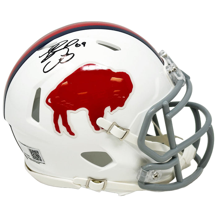Reid Ferguson Signed Standing Buffalo Speed Mini Helmet Signed Mini Helmets TSE Buffalo 