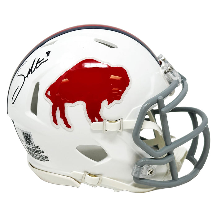 Sam Martin Signed Buffalo Bills Standing Buffalo Mini Helmet Signed Mini Helmets TSE Buffalo 