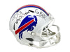 Stevie Johnson Signed Buffalo Bills Full Size 2021 Speed Replica Helmet with Why So Serious and Go Bills! Signed Mini Helmets TSE Buffalo 
