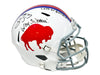 Stevie Johnson Signed Buffalo Bills Full Size Standing Buffalo Speed Replica Helmet with Why So Serious and Let's Go Buffalo ! Signed Mini Helmets TSE Buffalo 