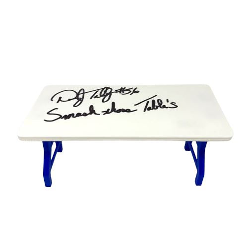Darryl Talley Signed Mini Table with Smash Those Table's Signed Mini Table TSE Buffalo 