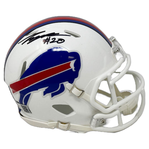 Taylor Rapp Signed Buffalo Bills 2021 Speed Mini Helmet Signed Mini Helmets TSE Buffalo 