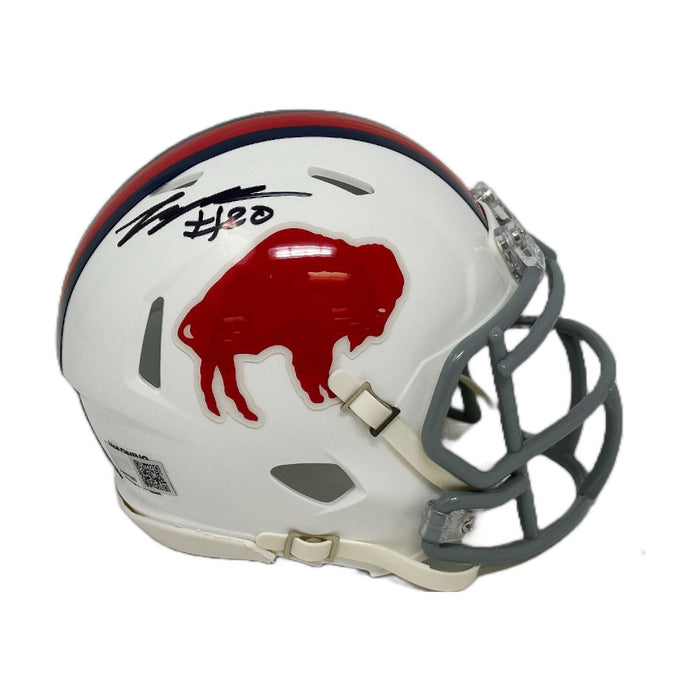 Taylor Rapp Signed Buffalo Bills Standing Buffalo Speed Mini Helmet Signed Mini Helmets TSE Buffalo 