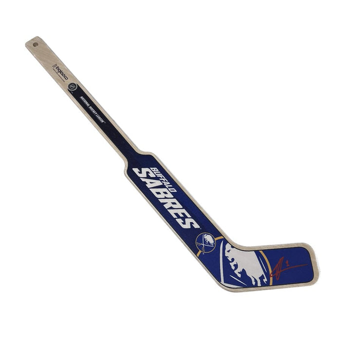 Ukko-Pekka Luukkonen Signed Buffalo Sabres Logo Mini Hockey Stick Signed Hockey Mini Stick TSE Buffalo 