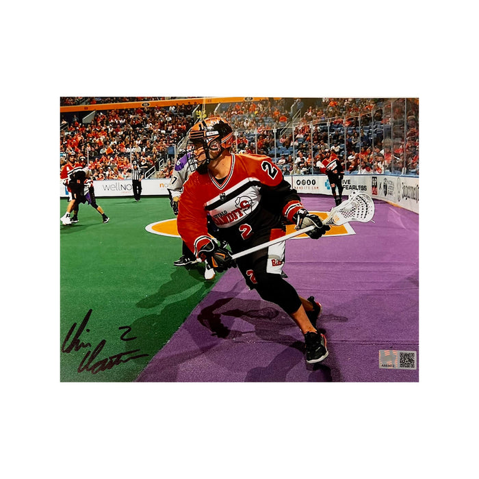 Buffalo Bandits Chris Cloutier Signed Running 8x10 Photo Signed Lacrosse Photo TSE Buffalo 