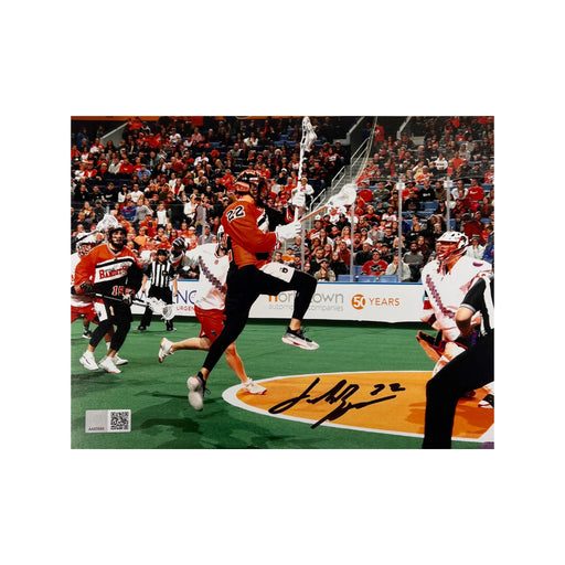 Buffalo Bandits Josh Byrne Signed Shot 8x10 Photo Signed Lacrosse Photo TSE Buffalo