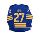 Devon Levi Signed Sabres Authentic Fanatics Blue Jersey TSE Buffalo 