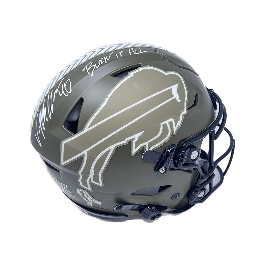 Damar Hamlin Autographed Buffalo Lunar Eclipse Full Size Authentic  Helmet-BAS