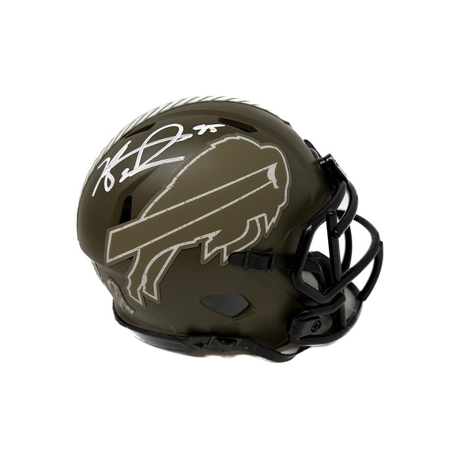 Josh Allen Autographed Buffalo Salute to Service Mini Football