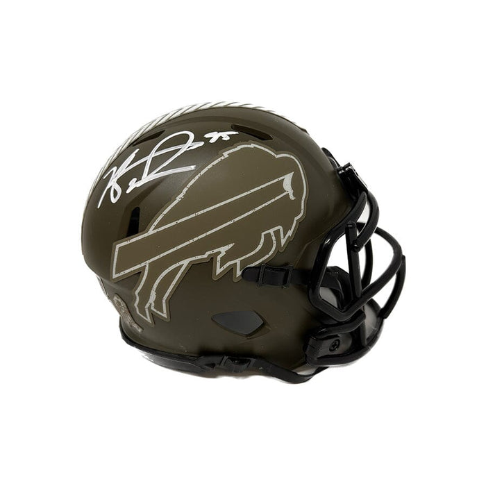 Kyle Williams Signed Buffalo Bills Salute to Service Mini Helmet